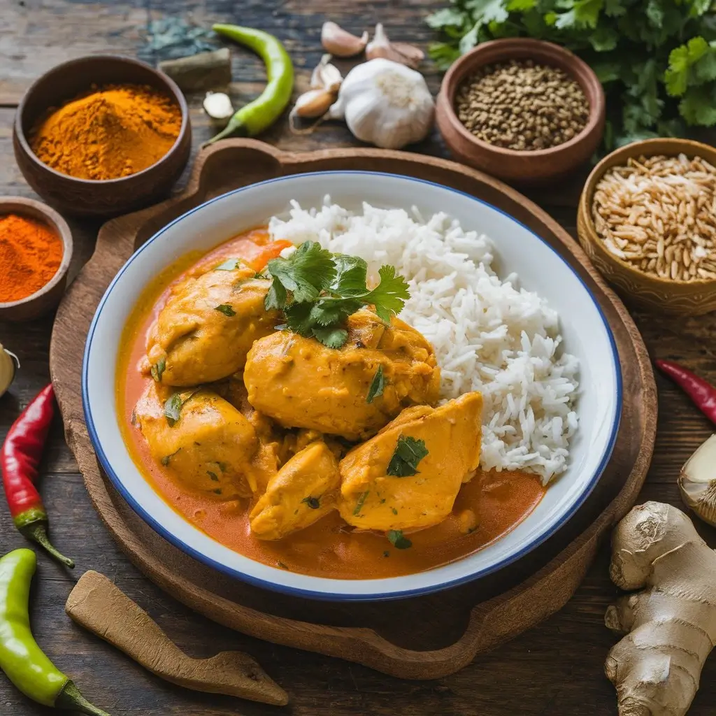 Authentic Chicken Curry with Rice A Flavorful Global Favorite 1 Chicken Curry