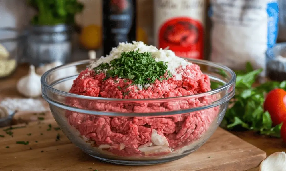 Italian Meatballs step 2 Italian Meatballs